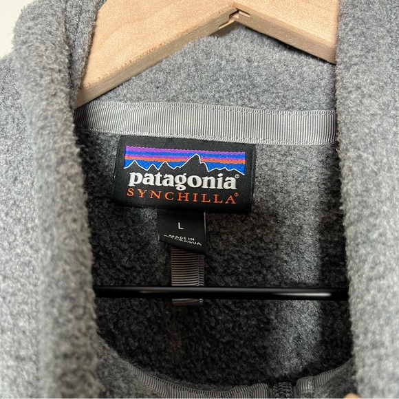 Patagonia Men Better Sweater Jacket Large Gray Full Zip Chest Pocket Gorpcore - Picture 3 of 9